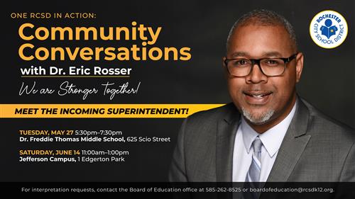 Community Conversations with Dr. Rosser